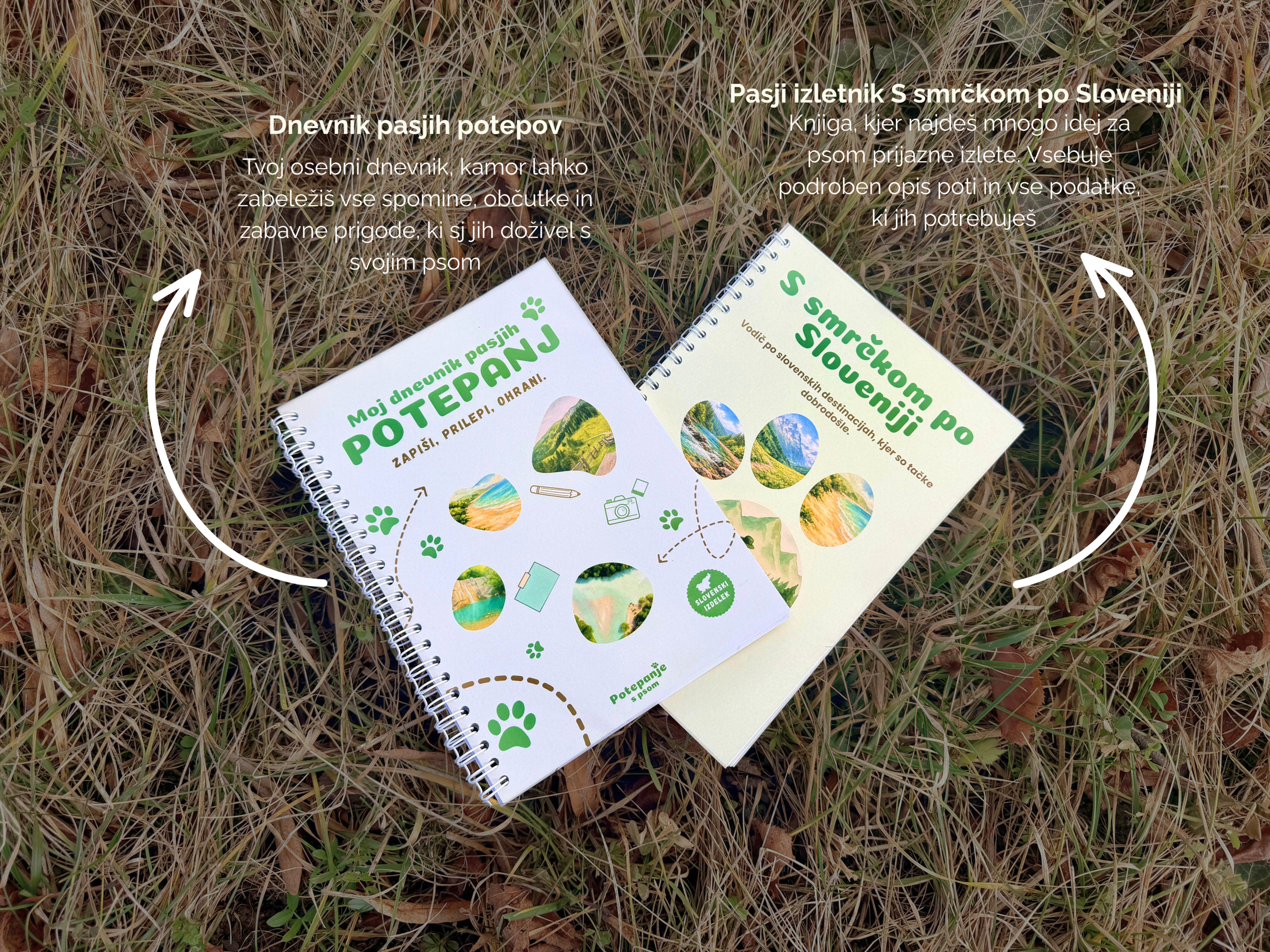 komplet pasji izletnik s smrčkom po sloveniji + dnevnik pasjih potepov